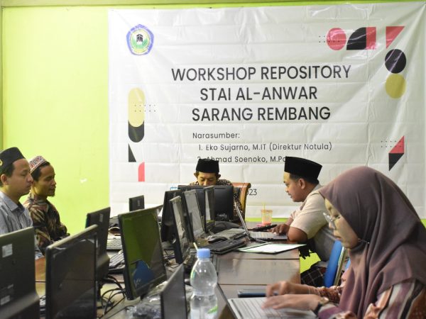 Mengoptimalkan Penyimpanan Data, Lembaga P3M STAI Al-Anwar Sarang Gelar Workshop Repository
